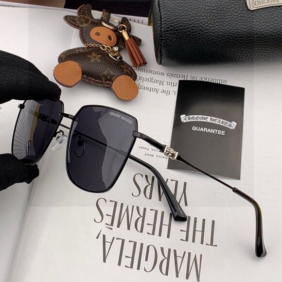 NWT Chrome Hearts Square Frame Sunglasses - Picture 2 of 4